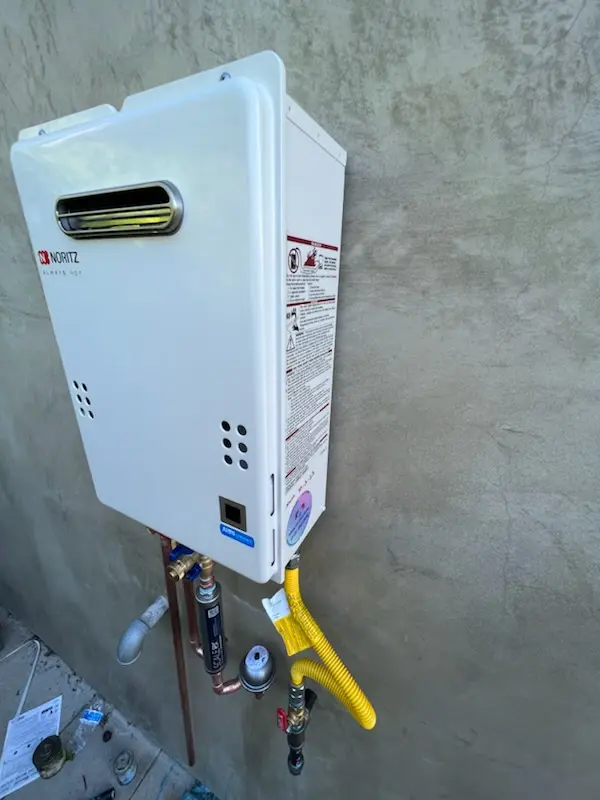 Tankless water heater installation for Half Moon homes